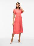 Миди платье VILA, Coral - фото 5
