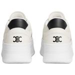 CELINE Triomphe Low top Skateboard Shoes Women's White - фото 5
