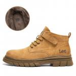 Модные классические трендовые универсальные ботинки на щиколотку Unisex Lee, экрю - фото 8