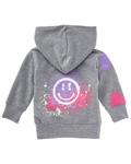 Толстовка с капюшоном LITTLE MISH Happy Graffiti, серый - фото 2