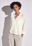 Блузка на пуговицах CRINKLE Street One, кремовый - фото