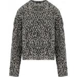 Weekend Max Mara джемпер с двухцветным узором косы WEEKEND MaxMara, серый - фото 3