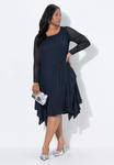 Платье Ulla Popken Day dress, Dark Marine/Dark Blue - фото 2