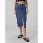 Юбка Vero Moda Veri Denim, синий - фото