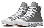 Кеды Converse Chuck Taylor All Star High Top Leather Grey White Women's - фото 3