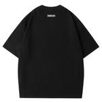 Футболка унисекс WARNING LIGHT, улучшенная утяжеленная кремово-абрикосовая - фото 10