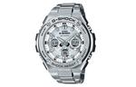 CASIO Часы Men G-STEEL Series Silver Watch GST-W110D-7A, Silver Dial - фото