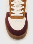 Vix Suede Blend Trainers AllSaints, Brown/Multi - фото 3