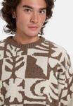 Джемпер Quiksilver HALL CITY JACQUARD, Chocolate Brown Terreau Desert/Light Brown - фото 4