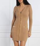 Платье Elisabetta Franchi, кэмел - фото