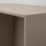 Каркас гардероба IKEA, 75x58x236 см, серо-бежевый - фото 3
