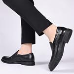 Черные туфли Dress Shoes Men's Black SHUPATE, однослойные - фото 3