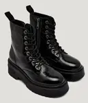 Кожаные ботильоны на платформе Tommy Jeans, черный - фото 3