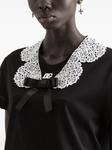 Dolce & Gabbana блузка с кружевной отделкой, черный - фото 5