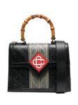 Casablanca сумка-тоут Jeanne с нашивкой-логотипом, черный - фото
