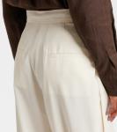 Хлопковые брюки Coccole Max Mara, Avorio - фото 6