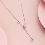 TRUE ME Женское ожерелье из серебра 999 пробы - фото 12