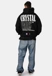 Худи CRYSTAL PARIS TRADEMARK, Black/Black Denim - фото 2