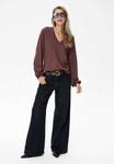 Топ blue shadow Long sleeved top, Brown - фото 6