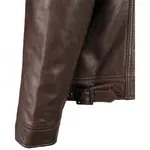 Байкерская куртка JCC "6010007-2", коричневый - фото 5