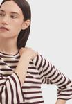 Топ Nice Things Long sleeved top, Off White/Off-White - фото 5