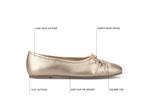 Балетки Journee Callee Ballet Flat, платиновый - фото 3