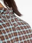 Клетчатая рубашка Prada, коричневый - фото 4