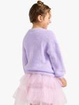 Детский пушистый джемпер Lindex, Light Lilac - фото 2