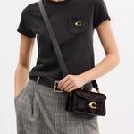 COACH Сумка через плечо из телячьей кожи - фото 6