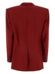 Stella McCartney шерстяной блейзер оверсайз, красный - фото 2