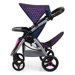 Коляска для близнецов Bayer Doll, темно-синий 39454AA bayer design - фото 3