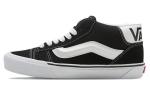Knu Mid Black True White Vans, черно-белый - фото