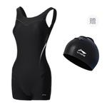 Купальник слитный One piece LINING, черный - фото 5