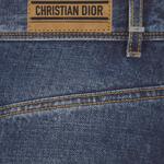 Джинсовая юбка женская синяя Dior - фото 3