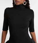 Мидди-платье с водолазкой Magda Butrym, Black - фото 4