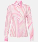 Хлопковая рубашка Iride Pucci, Rosa - фото