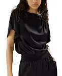 Рубашка Пеплос Lilysilk, черный - фото