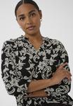 Блуза Kaffe PRINTED AMBER , Black Deep Chalk /Black - фото 4