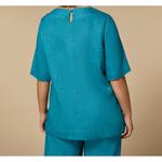 Рубашка STEPPA Marina Rinaldi, Turquoise - фото 3