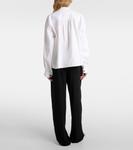 Льняная блуза плиссе Jil Sander, Optic White - фото 3