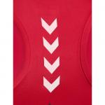 Спортивный топ женский Hummel Curvy Plus с логотипом бренда, красный - фото 4