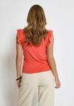 Топ TEMPERENCE RUFFLE PEPPERCORN, оранжевый - фото 3