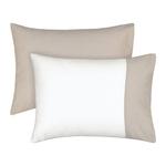 Комплект пододеяльников Vue Elements Kinsley Chambray Colorblock из 3 предметов, бежевый - фото 4