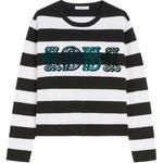 Свитер Max Mara Viterbo в полоску MaxMara, белый - фото