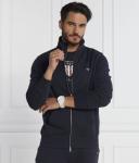 Толстовка мужская Gant однотонная на молнии, синий - фото 3