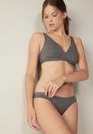 Трусы Intimissimi Thong, Grau - 616I - Cloud Grey Blend/Light Grey - фото 2