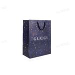 Шарф Interlocking G с бахромой GUCCI, черный/бежевый - фото 4