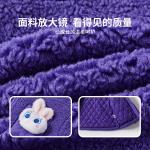 Детская утепленная курткас капюшоном, средней плотности Disney, фиолетовый - фото 8