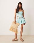Мини-юбка Bengaline цвета морской волны Asos Design - фото