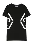 Футболка с логотипом Philipp Plein Junior, черный - фото